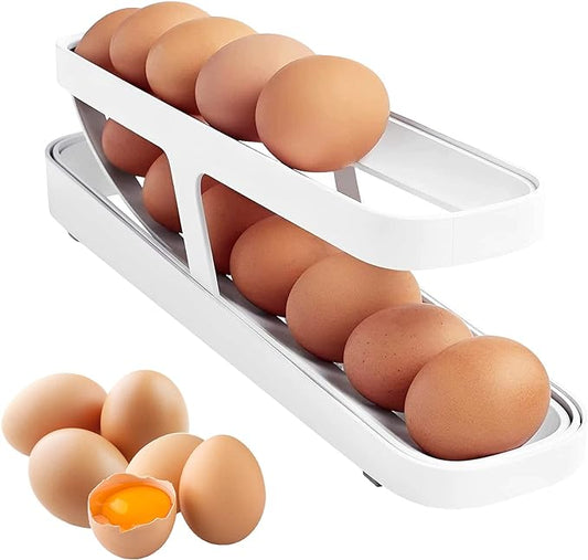 DISPENSADOR DE HUEVOS 🥚 AUTOMÁTICO / 2 NIVELES